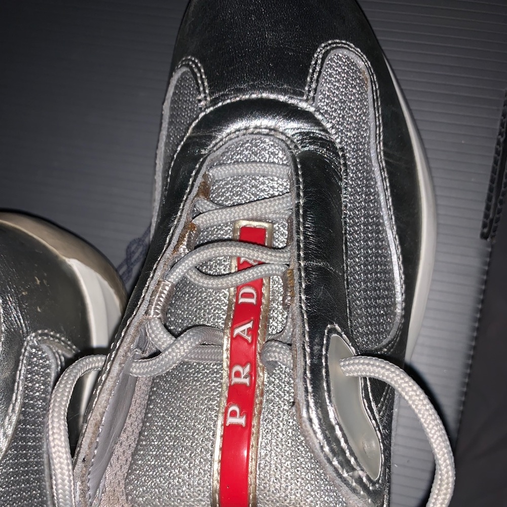 PRADA America's Cup (patent leather) Sneakers - Picture 10 of 14
